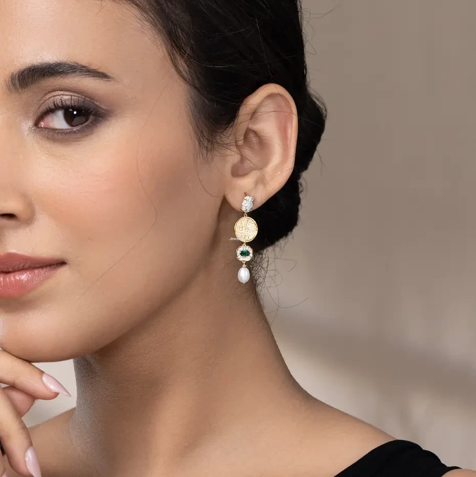 Emerald Halo Cocktail Ring