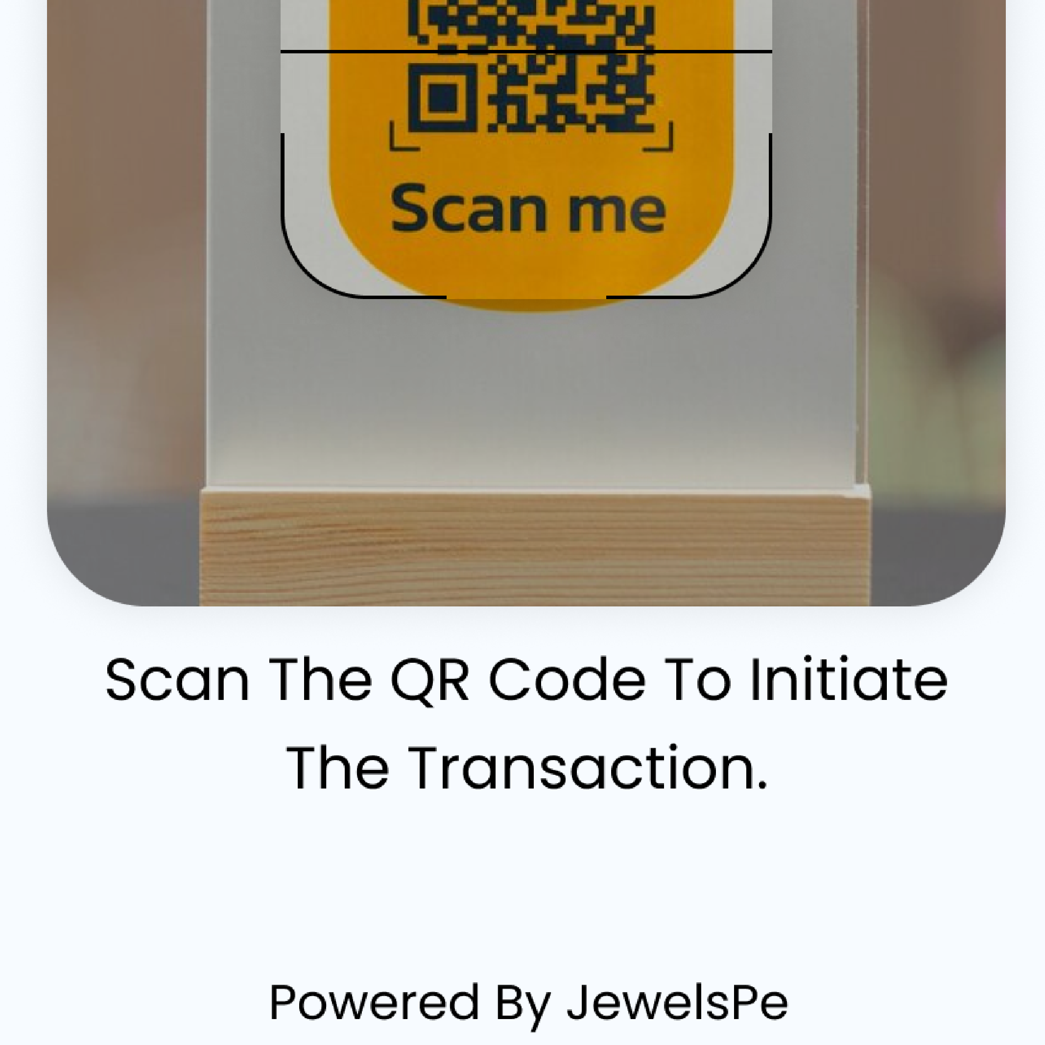 Pay with JewelsPe-Powered QR